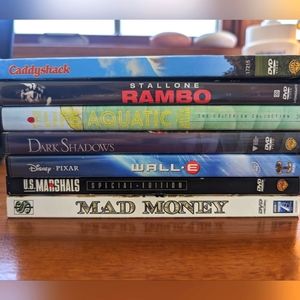 Set of 7 dvds